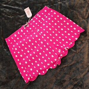 Cute Polka Dot Scallop Edge Shorts